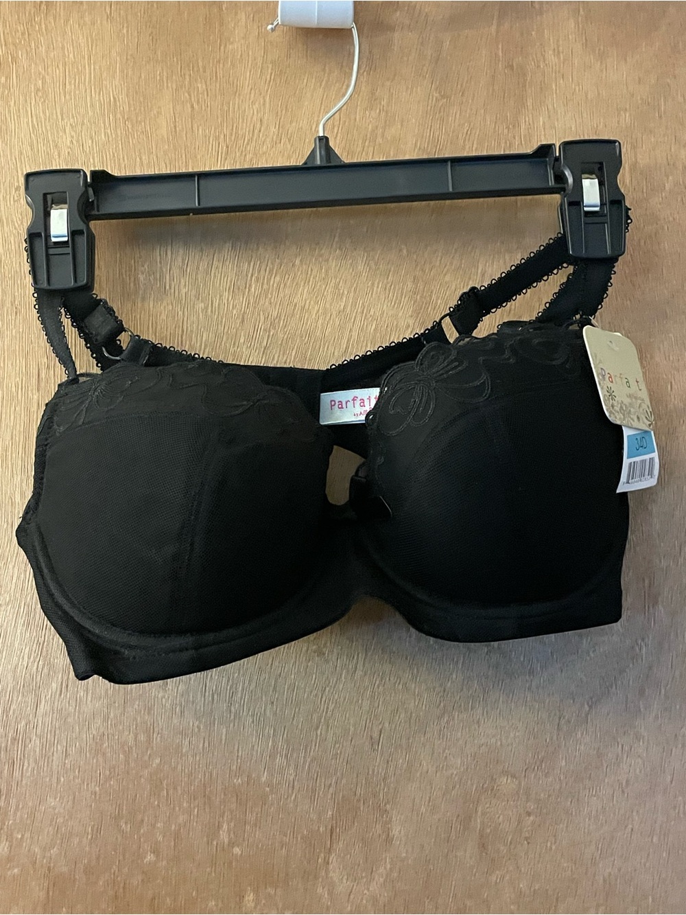 Parfait Black Lace-Trim Bra